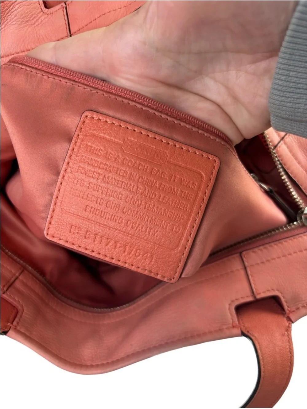Coach Julia North South Leigh Slim Tote